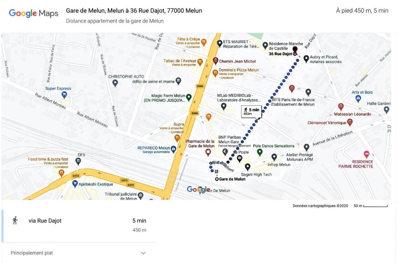 Studio A 300 Metres De La Gare Et 25 Minutes De Paris En Train Melun Zewnętrze zdjęcie